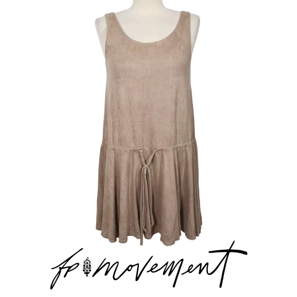 💙💖 NWT Free People FP Movement Faux Micro Suede Mini Dress